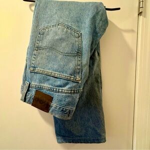 Vintage Lee Men’s Regular-Fit Blue Jeans